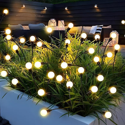 Set of 4 Low Voltage 12V Waterproof 6-LED Firefly Outdoor Lawn Lights