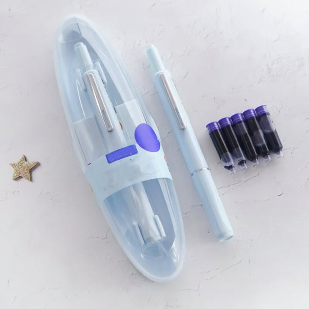 Ergonomic Retractable Fountain Pen
