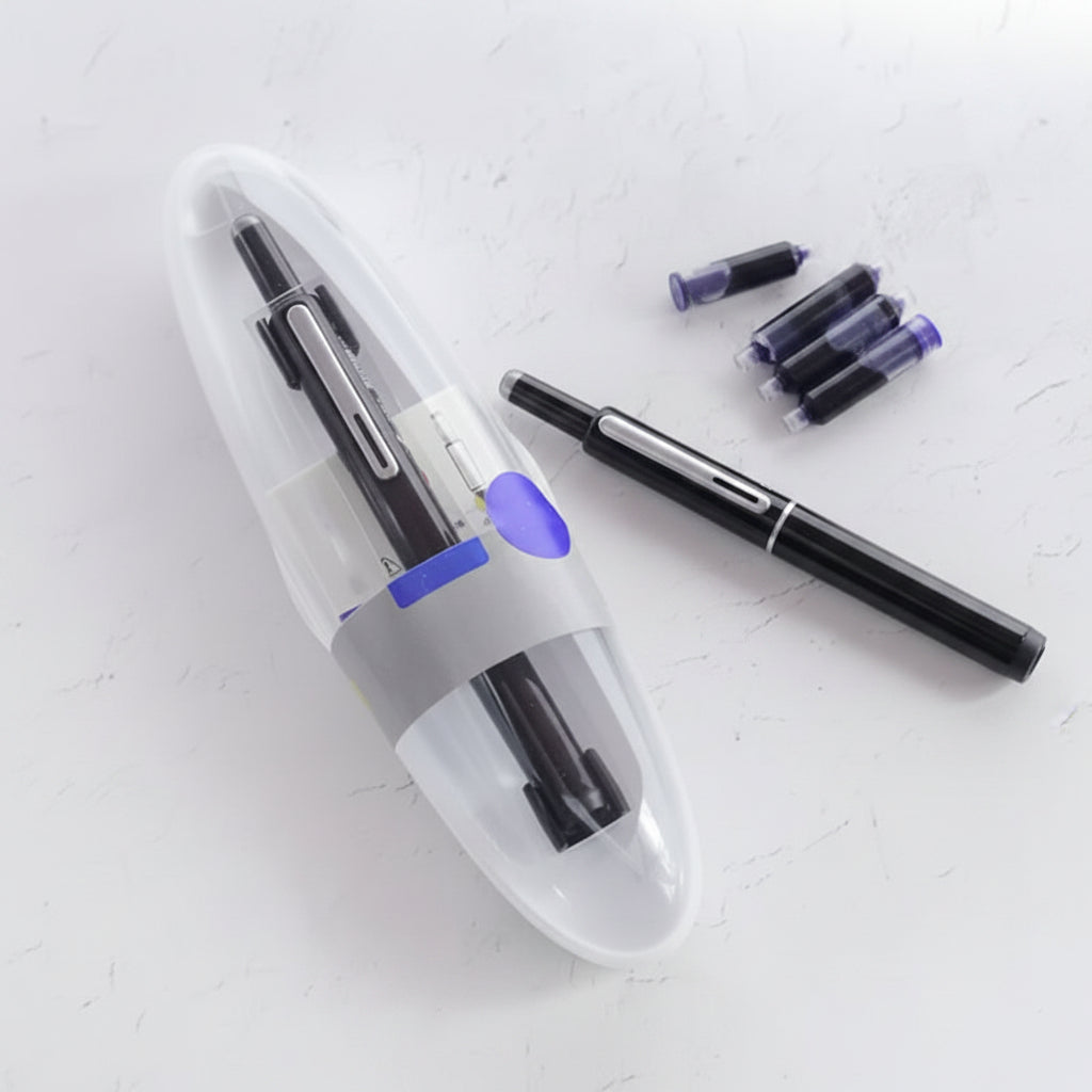 Ergonomic Retractable Fountain Pen