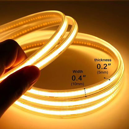 Solar COB DIY Waterproof Outdoor Recessed LED Flexible Linear Light