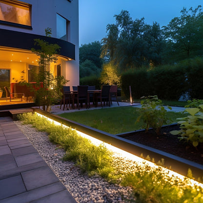 Solar COB DIY Waterproof Outdoor Recessed LED Flexible Linear Light