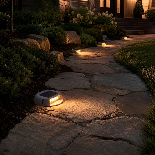 Solar Deck Stair Lights LED Outdoor Step Lights