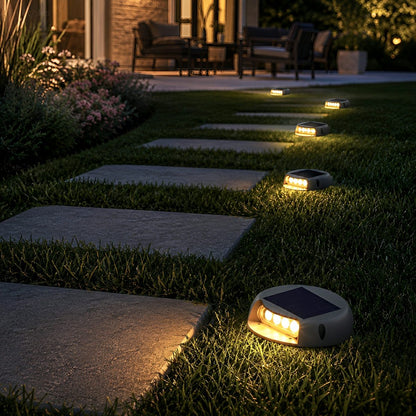 Solar Deck Stair Lights LED Outdoor Step Lights