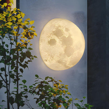 Hemisphere Moon Waterproof Outdoor Porch LED Exterior Wall Lights