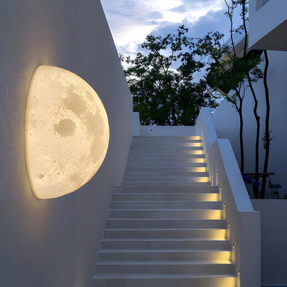 Hemisphere Moon Waterproof Outdoor Porch LED Exterior Wall Lights