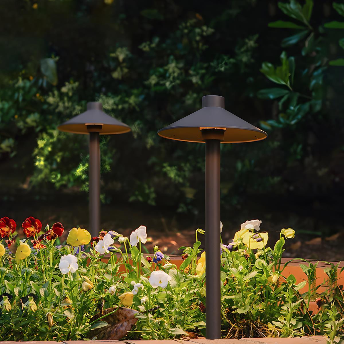 Solar Mushroom Waterproof LED Outdoor Lawn Landscape Lighting