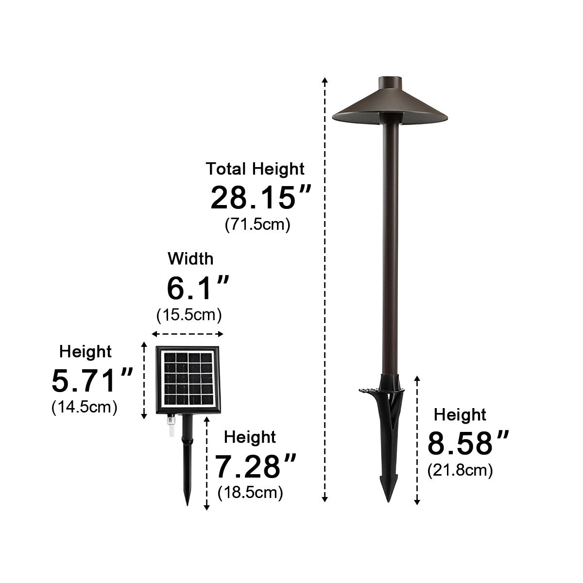 Solar Mushroom Waterproof LED Outdoor Lawn Landscape Lighting