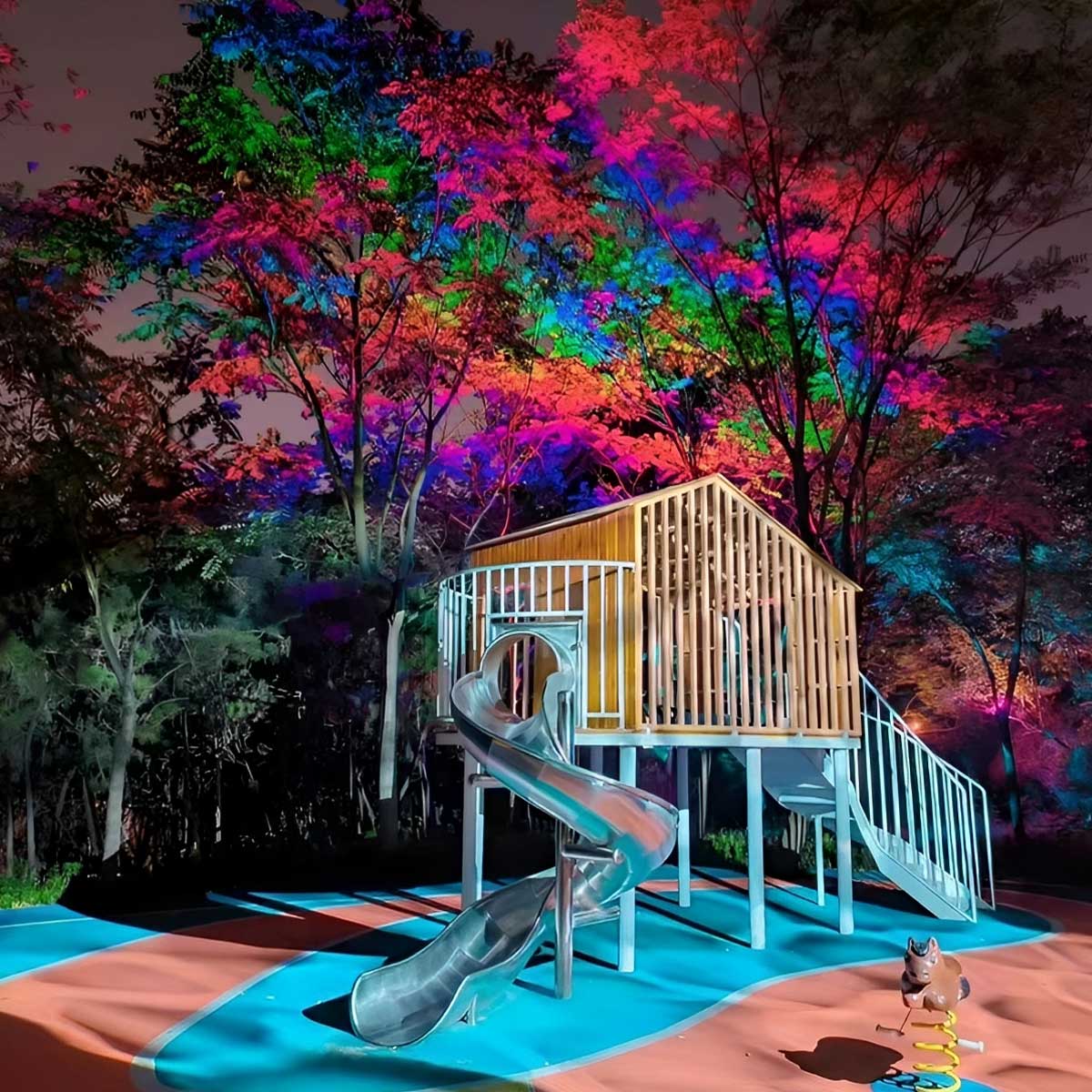 Outdoor Waterproof RGB LED Spot Light Landscape Tree Lighting