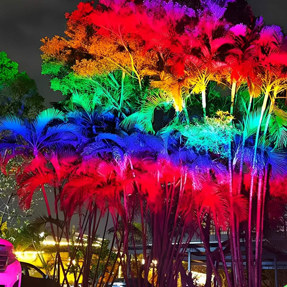 Outdoor Waterproof RGB LED Spot Light Landscape Tree Lighting