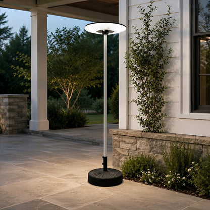 Solar Waterproof Dish Moving & Lifting Outdoor LED Floor Lamps
