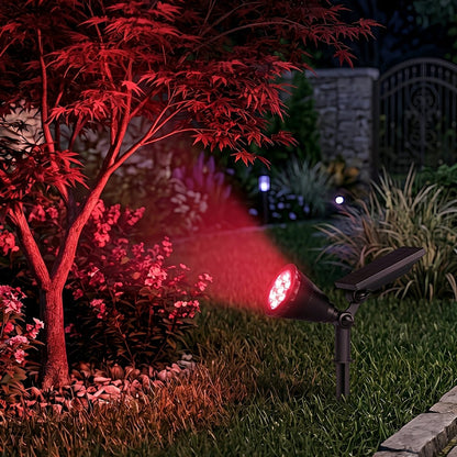 Solar Waterproof LED Landscape Tree Lighting Outdoor Spot Light
