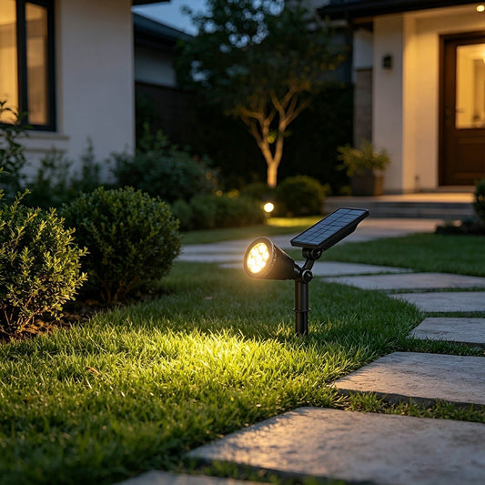 Solar Waterproof LED Landscape Tree Lighting Outdoor Spot Light