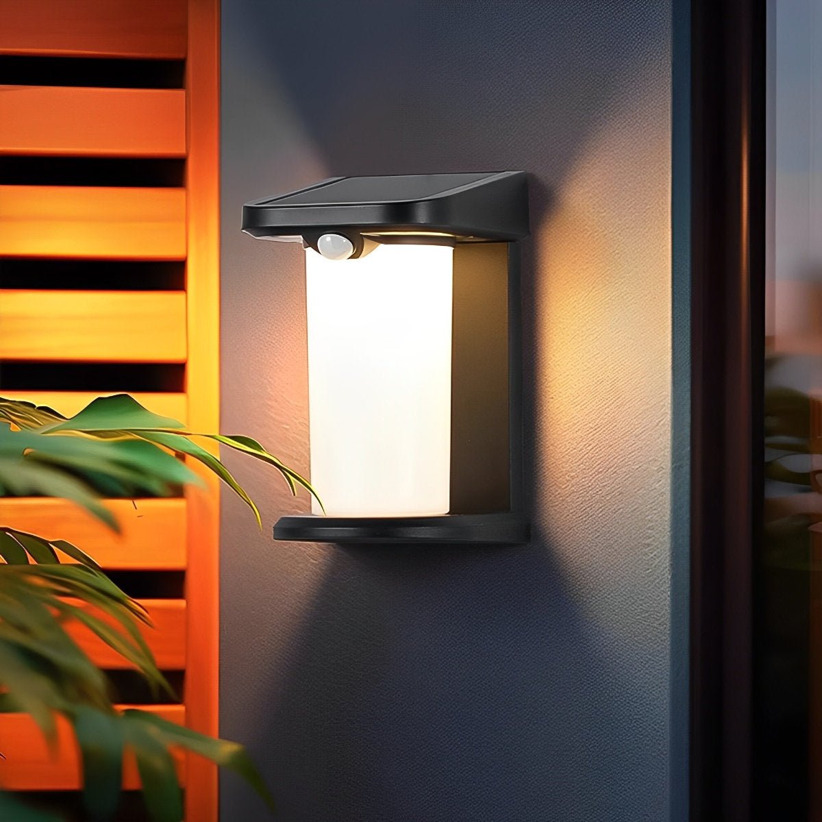 Solar Waterproof LED Motion Sensor Outdoor Wall Sconces