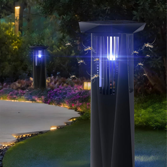 Solar Waterproof LED Outdoor Mosquito Bug Zapper Killer Lawn Lights