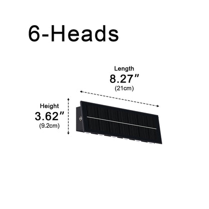 Solar Waterproof Modern Down LED Outdoor Wall Washer Light