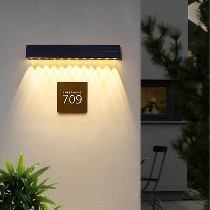 Solar Waterproof Modern Down LED Outdoor Wall Washer Light