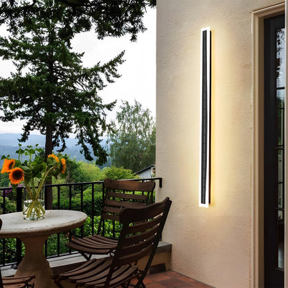 Solar Waterproof Outdoor LED Strip Porch Light Exterior Wall Lights