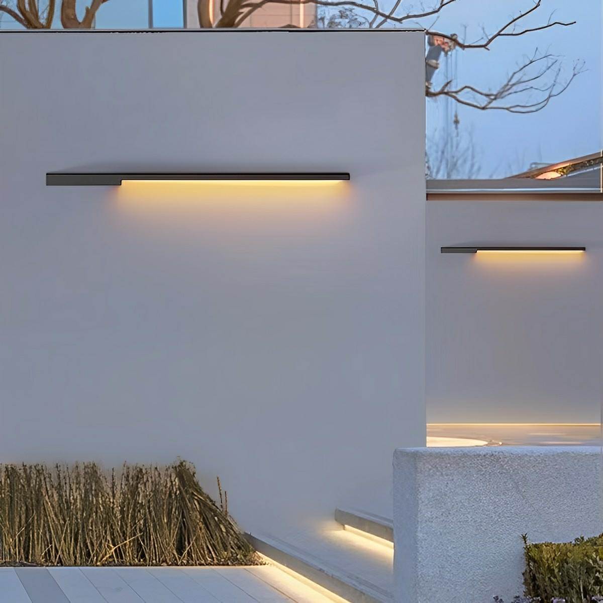 Waterproof Outdoor Long Light Strip LED Exterior Wall Lights
