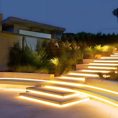 Solar Waterproof Outdoor Recessed LED Linear LED Strip Light DIY