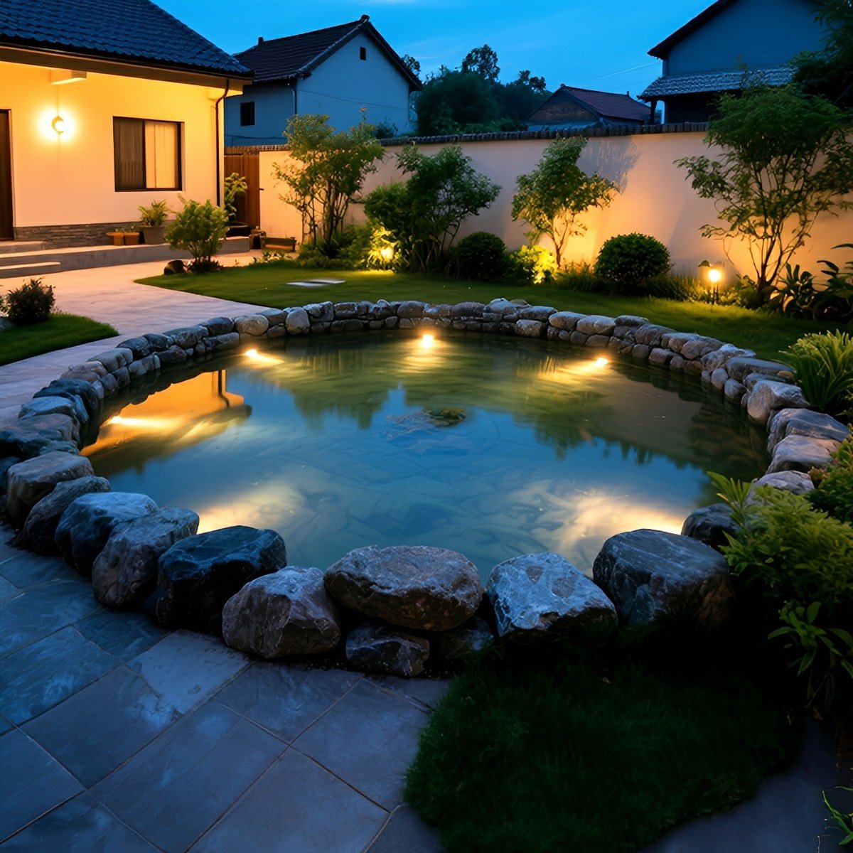 Solar Waterproof Outdoor  Submersible Spot Lights Underwater