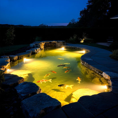 Solar Waterproof Outdoor  Submersible Spot Lights Underwater