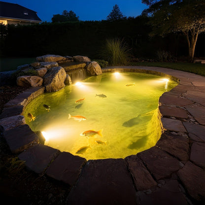 Solar Waterproof Outdoor  Submersible Spot Lights Underwater
