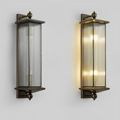 Waterproof Rustic Copper Outdoor LED Porch Wall Lights