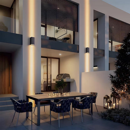 Modern Waterproof Up and Down LED Outdoor Wall Sconces
