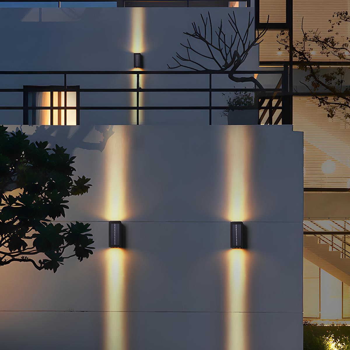 Modern Waterproof Up and Down LED Outdoor Wall Sconces