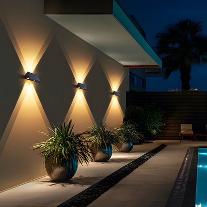 Solar Waterproof Up and Down LED Outdoor Wall Sconces