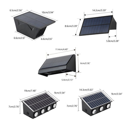 Solar Waterproof Up and Down LED Outdoor Wall Sconces