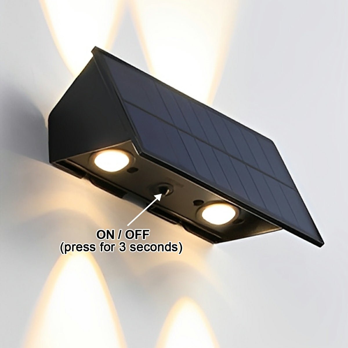 Solar Waterproof Up and Down LED Outdoor Wall Sconces