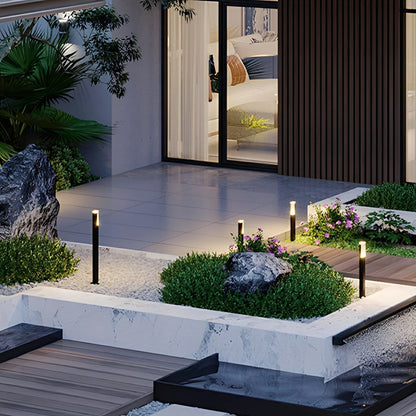 Square Column Modern LED Outdoor Pathway Lights