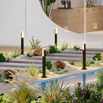 Square Column Modern LED Outdoor Pathway Lights