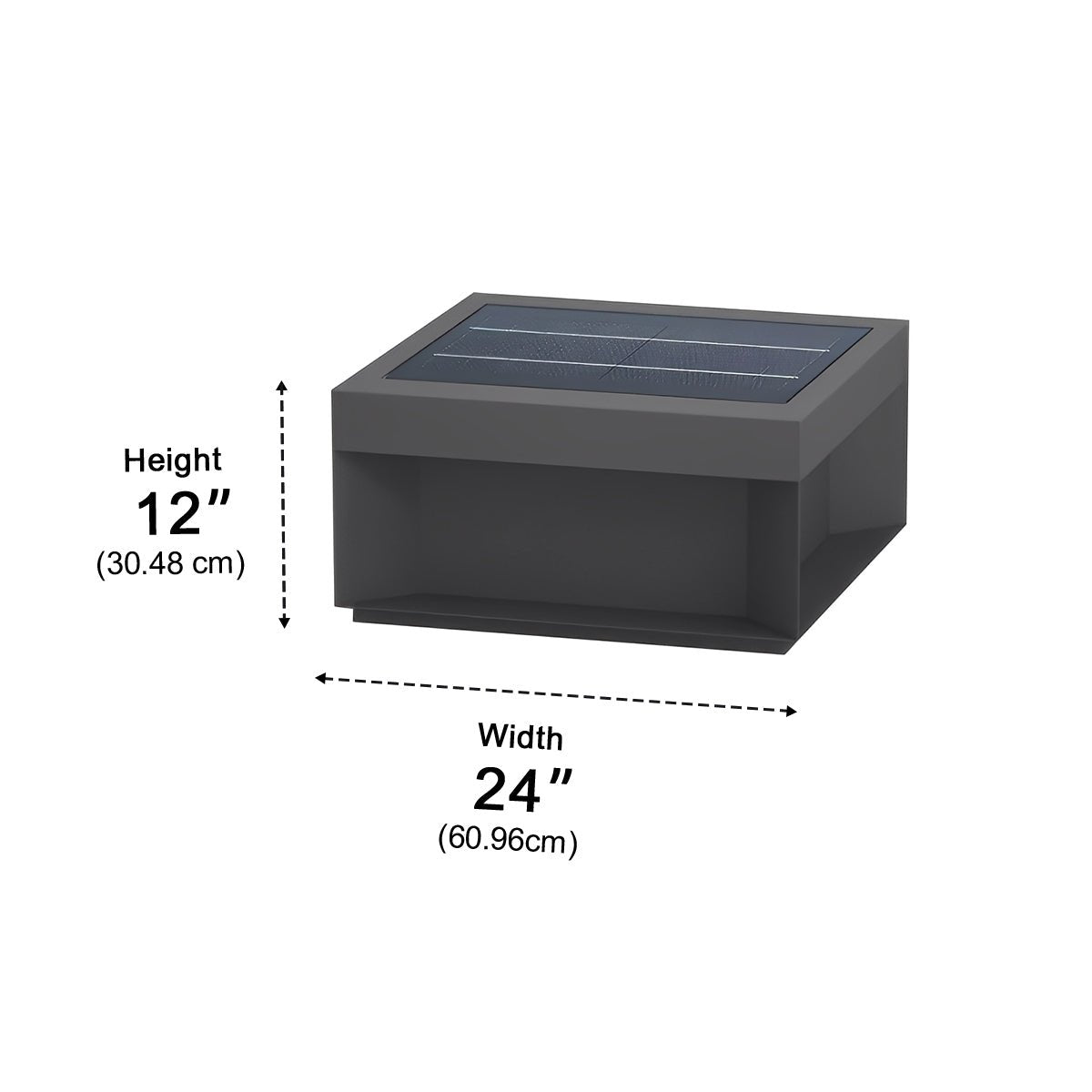 Square Waterproof LED Stainless Steel Post Lights Outdoor Fence Post Cap Lights
