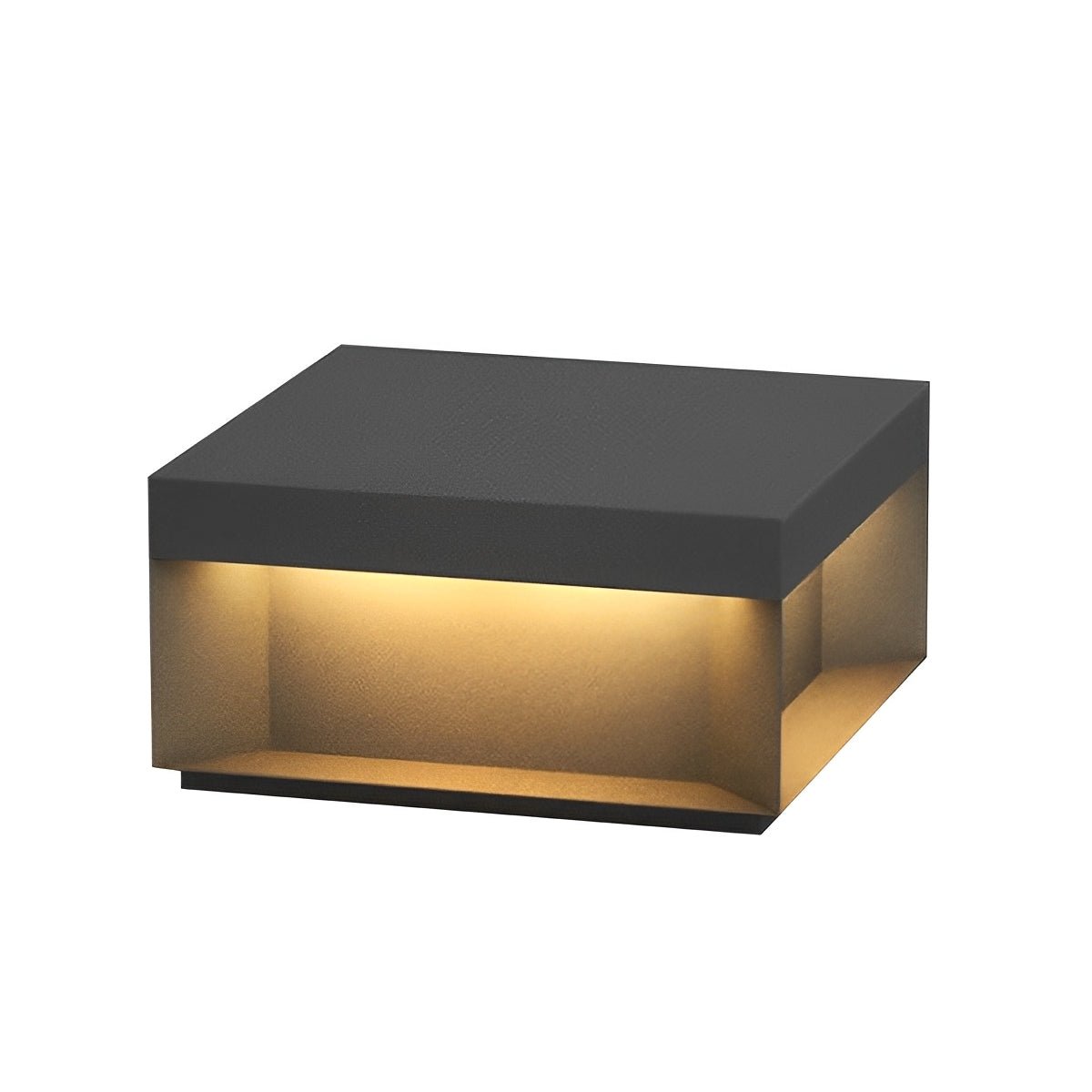 Square Waterproof LED Stainless Steel Post Lights Outdoor Fence Post Cap Lights
