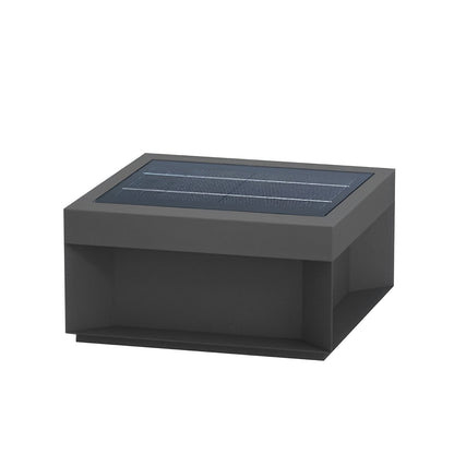Square Waterproof LED Stainless Steel Post Lights Outdoor Fence Post Cap Lights