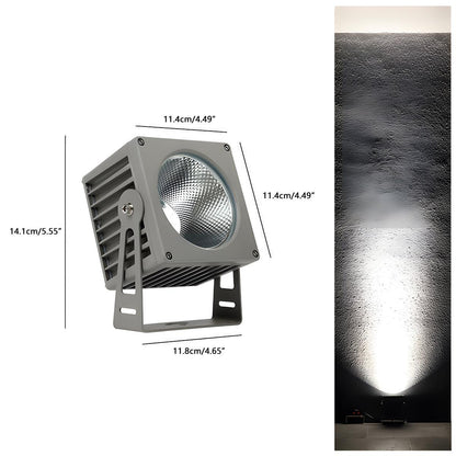 Square Waterproof Outdoor LED Spot Lights Exterior Wall Washer Light