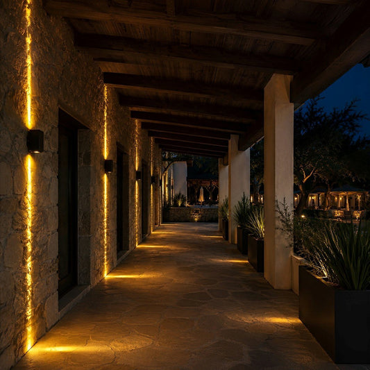 Square Waterproof Outdoor Up and Down LED Spot Lights Exterior Wall Washer Light