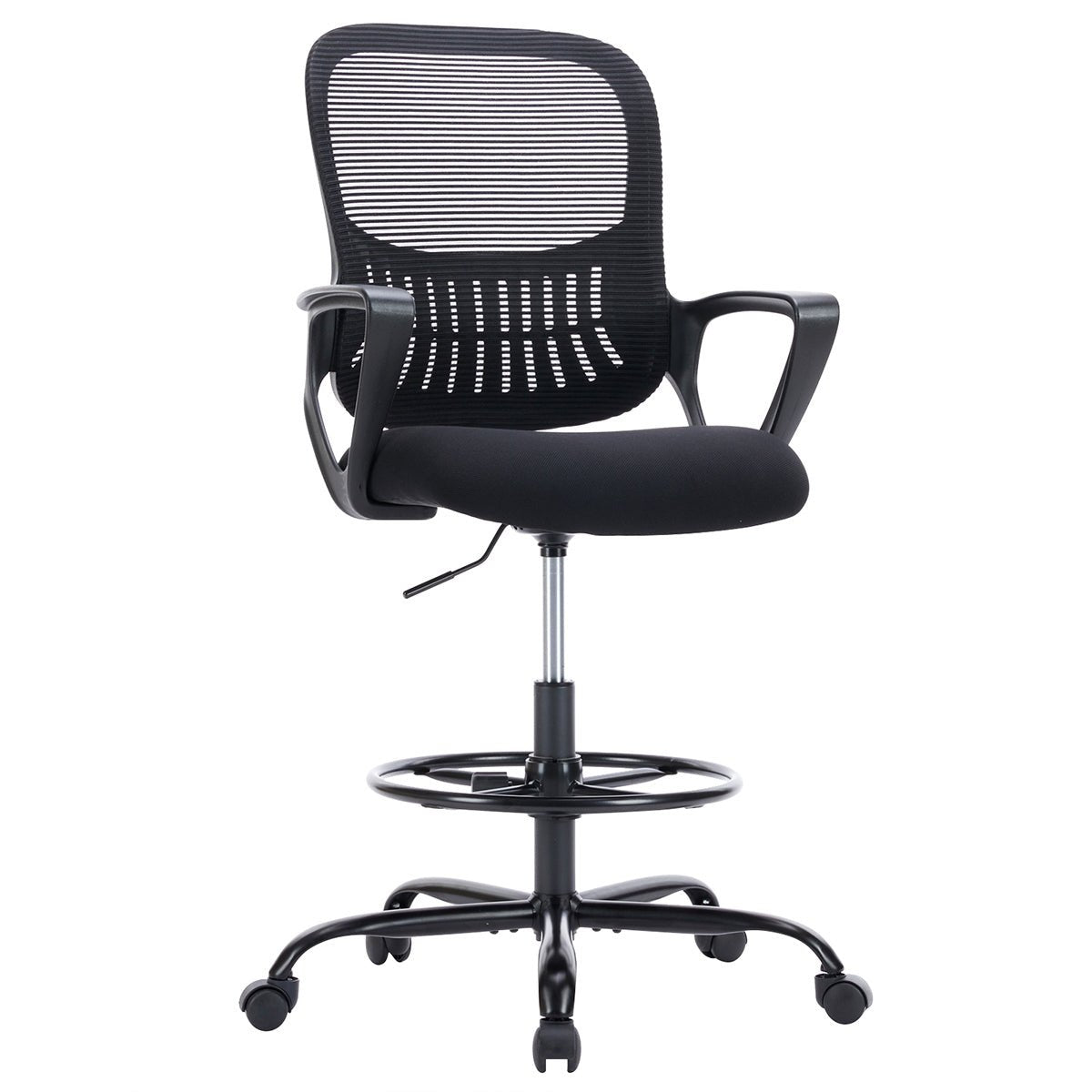 Tall 360 ° Rotatable Modern Ergonomic Office Chair with Armrest