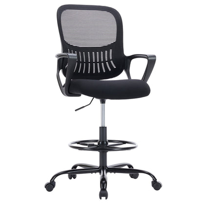 Tall 360 ° Rotatable Modern Ergonomic Office Chair with Armrest