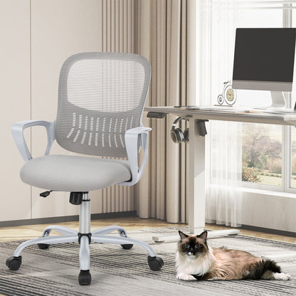 Tall 360 ° Rotatable Modern Ergonomic Office Chair with Armrest