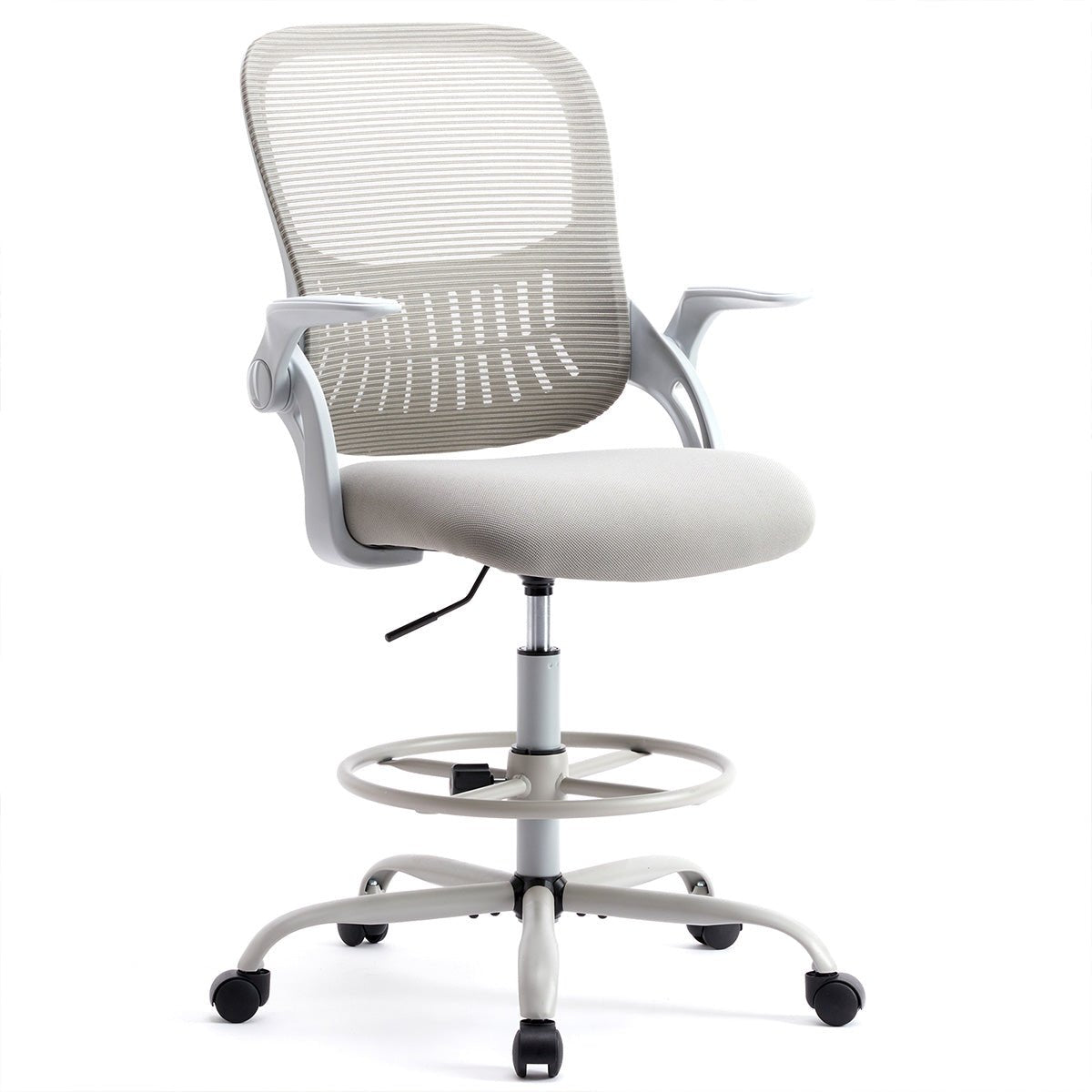 Tall 360 ° Rotatable Modern Ergonomic Office Chair with Armrest