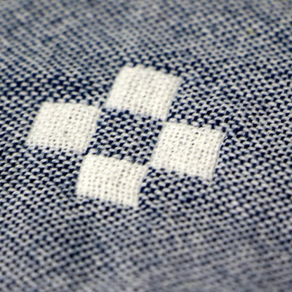 Fluffy Cotton Throw, Geometric Pattern