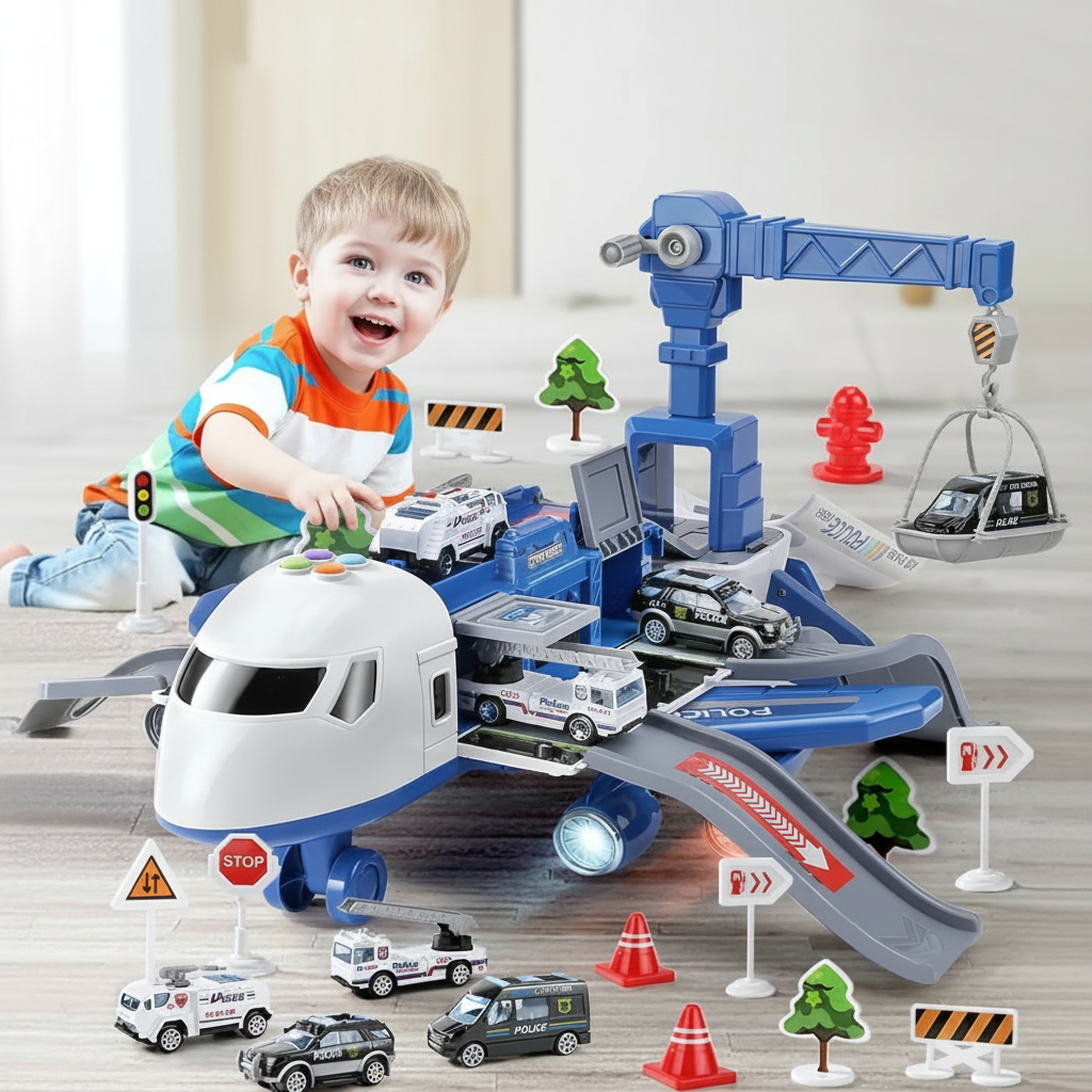 Transforming Airplane Playset