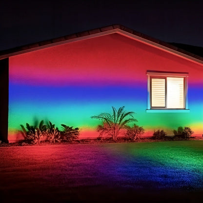 Color-changing Outdoor Waterproof RGB LED Spot Light Landscape Tree Lighting With Remote Control