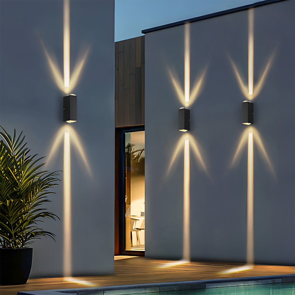 Up and Down LED Wall Light Outdoor Waterproof IP65 Interior Aluminum Corridor Stairs Lighting