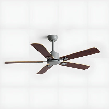 Vintage Wood Grain 3-Speed Frequency Ceiling Fan 5 Blades