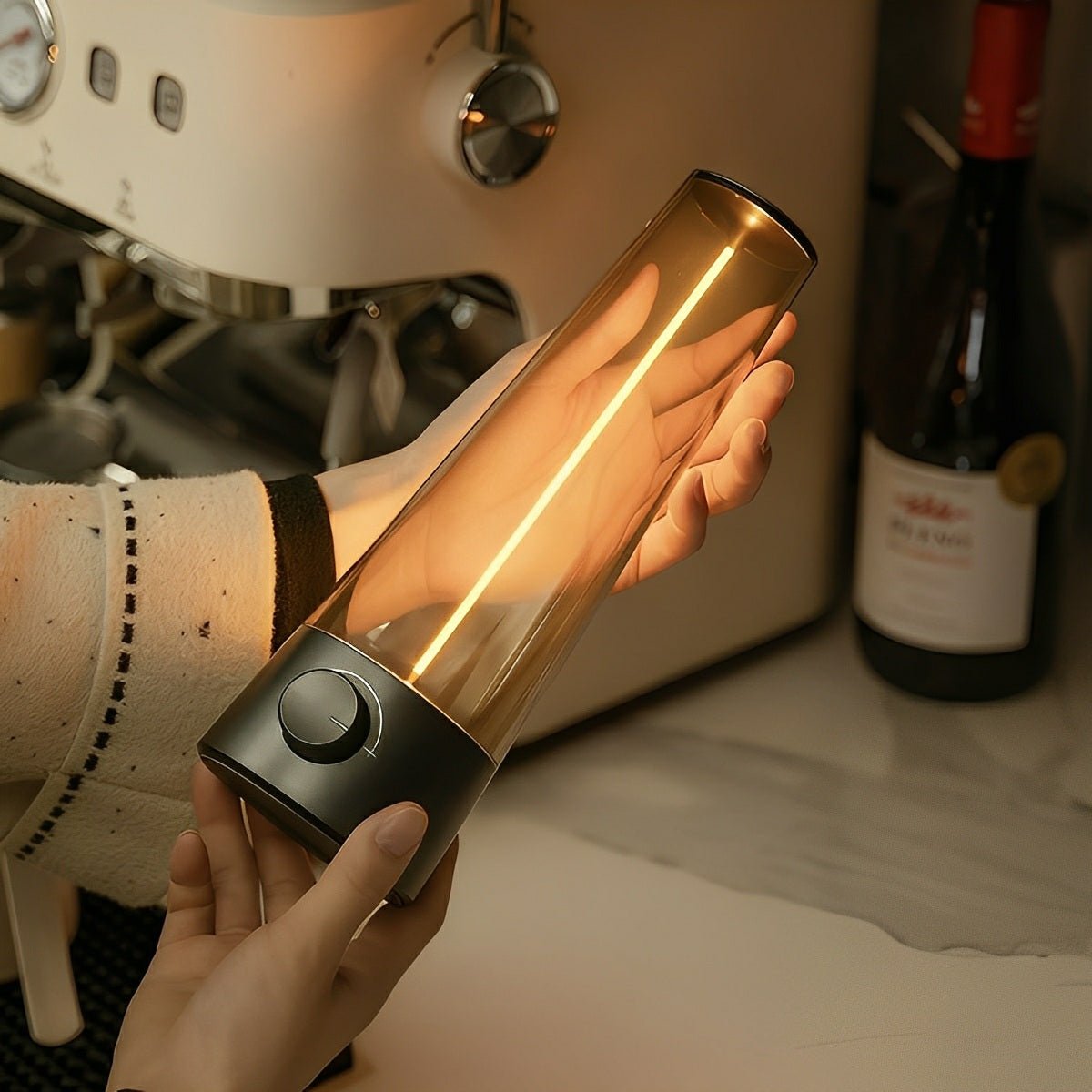 Vintage Cone Dimmable LED Table Lamp Ambient Light