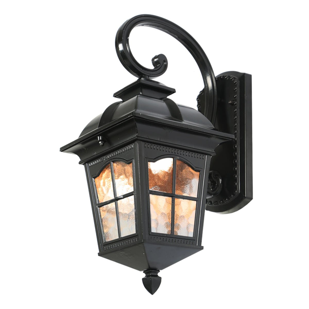 Vintage Rustic Cross Waterproof Outdoor LED Lantern Porch Wall Lights